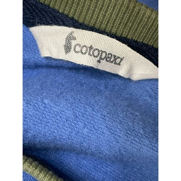 Cotopaxi Women's XL Blue Sweatshirt Cotton Fleece Do Good Boho Activewear Casual - Picture 6 of 10